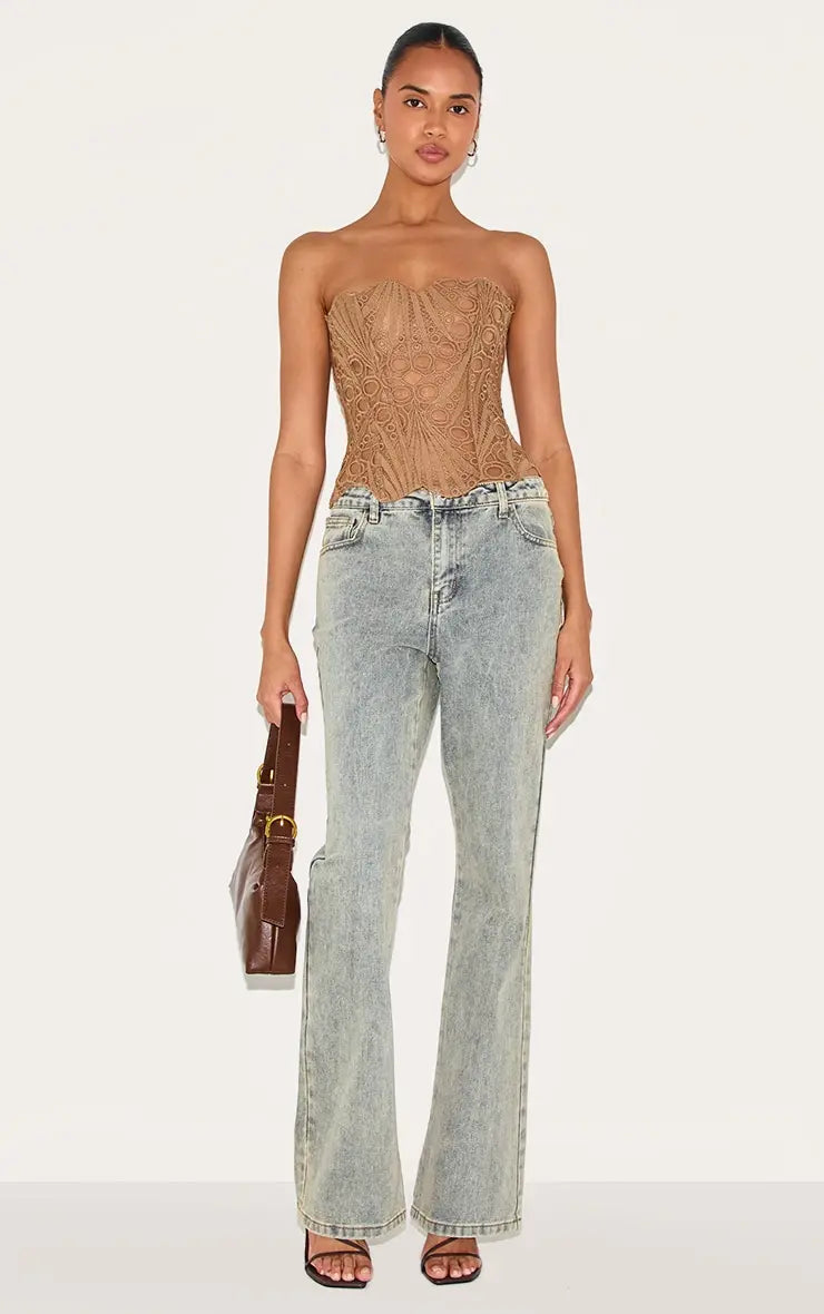 Effini Floral Lace Corset EFFINI